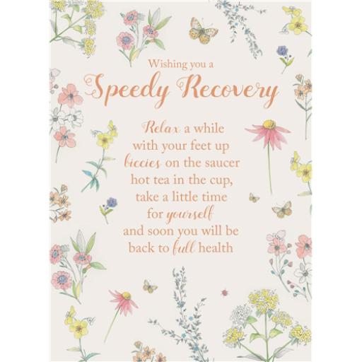 Get Well Soon Card - Speedy Recovery