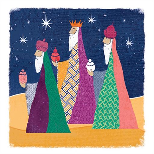 Charity Christmas Card Pack - Three Wise Men