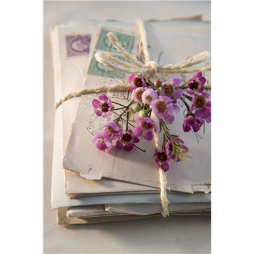 Dinkies Mini Card - Bouquet & Vintage Letters
