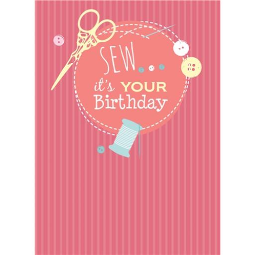 A Way With Words Card - Sew It's Your Birthday