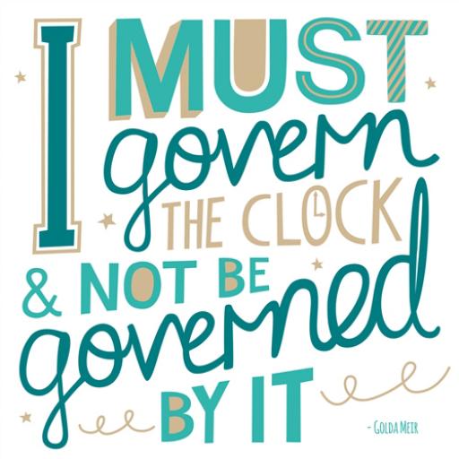Just Saying Card - Govern The Clock