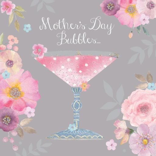 Mother's Day Card - Vintage Garden Bubbles