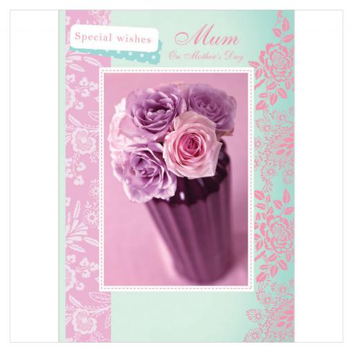 Mother's Day Card - Contemporary Roses