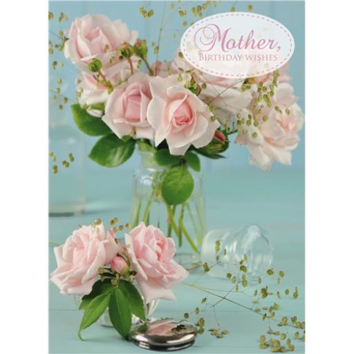 Family Circle Card - Pink Roses (Mother)