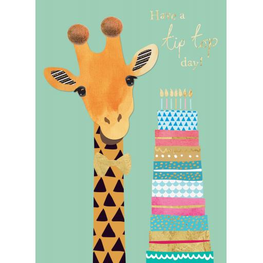 Pom Poms Card Collection - Tip Top Giraffe