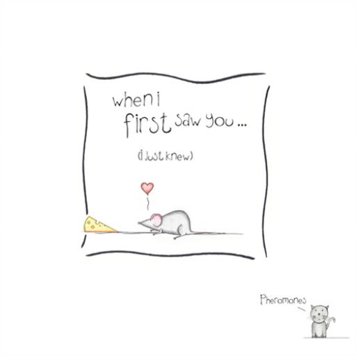 Valentines Day Card - When I First Saw You (Open)