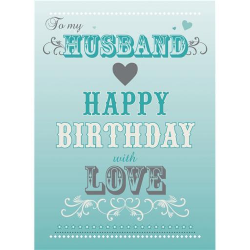 Family Circle Card - Birthday Text (Husband)