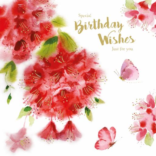 Birthday Treats Card Collection - Rhododendron