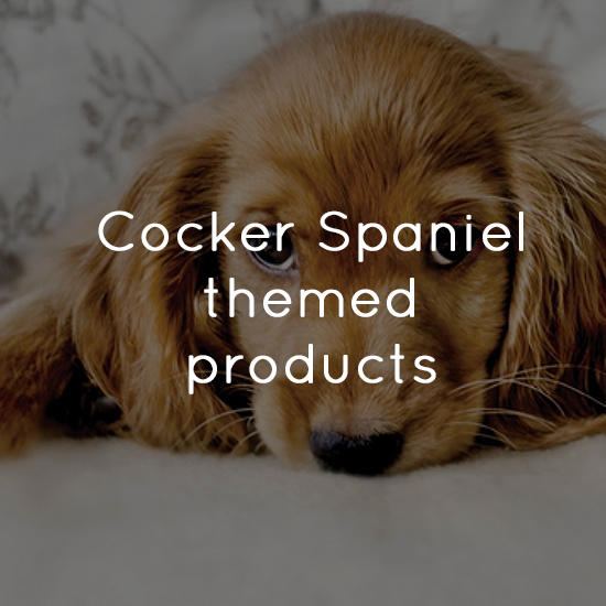 Cocker Spaniel themed products