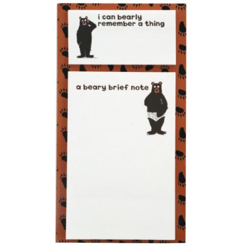 Bearly Remember List Pad