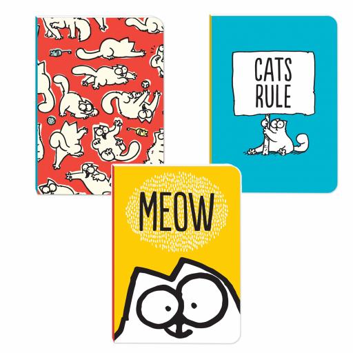 Simon's Cat Stationery - Mini Notebooks (A6) - Cats Rule