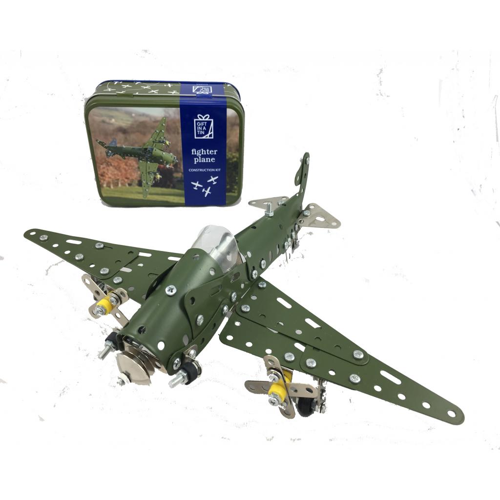 Fighter Plane Construction Kit Gift in a Tin Animal Gift Club