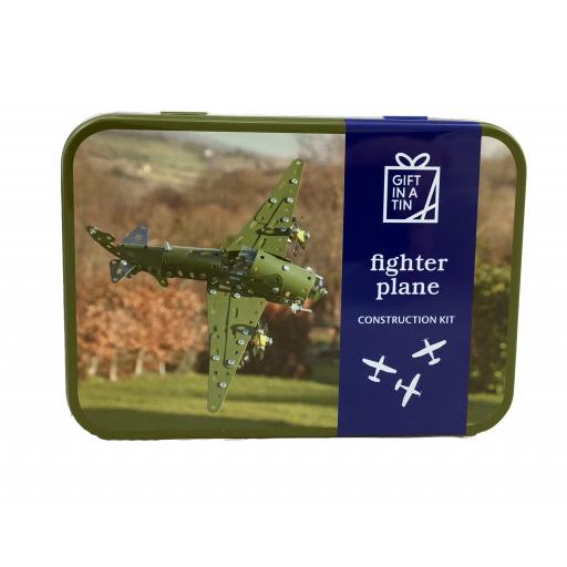 Fighter Plane Construction Kit - Gift in a Tin