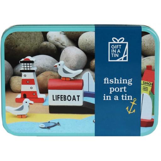 Fishing Port in a Tin Kit - Gift in a Tin