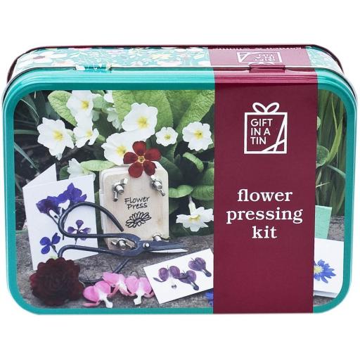 Flower Pressing Kit - Gift in a Tin