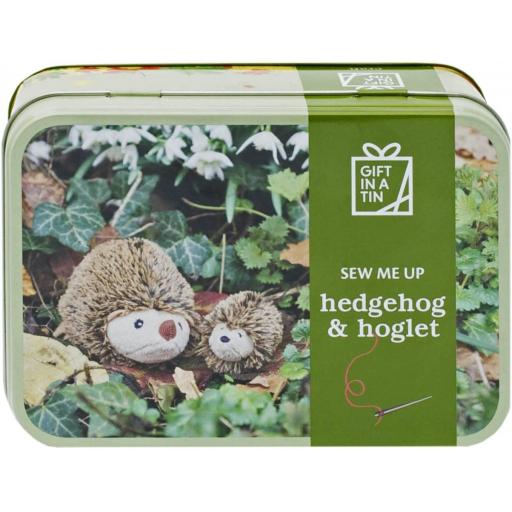Sew a Hedgehog & Hoglet - Gift in a Tin