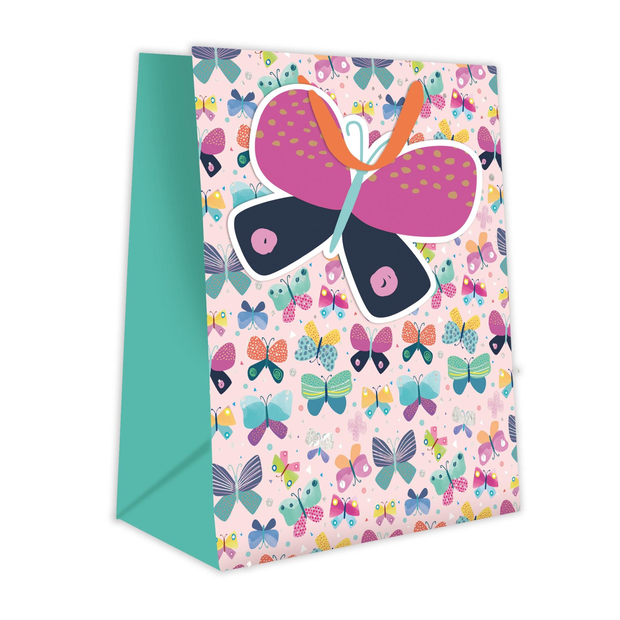 Gift Bag (Medium) Butterfly Pattern