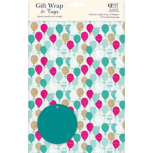 Gift Wrap &amp; Tags - Balloons