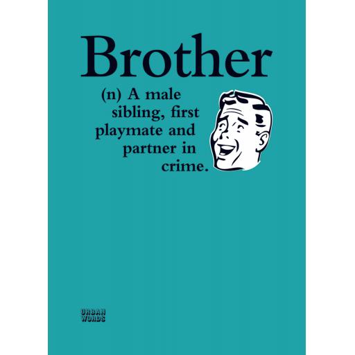 Urban Words Card Collection - Brother
