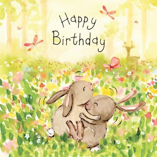 Fizzle Pop Card Collection - Happy Birthday Bunnies
