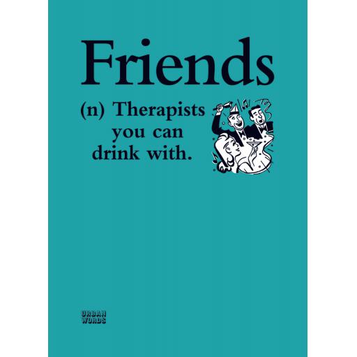 Urban Words Card Collection - Friends Therapy