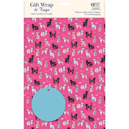 Gift Wrap &amp; Tags - Cats Meow