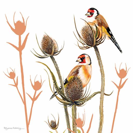 Pollyanna Pickering Countryside Collection Card - Goldfinch