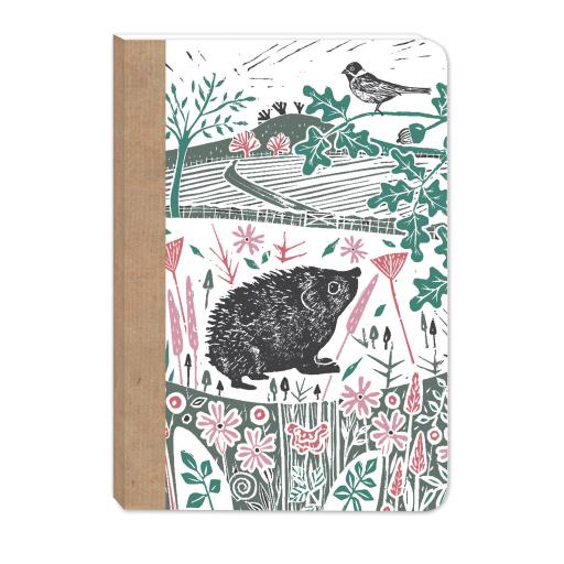 RSPB Natures Print - Flexi Notepad (A6) - Happy Hedgehog