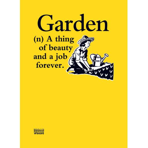 Urban Words Card Collection - Gardening