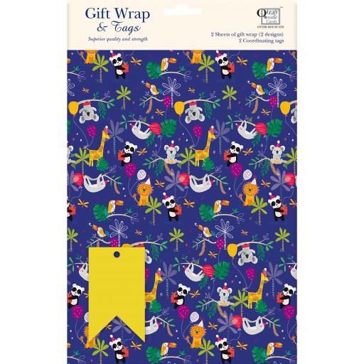 Gift Wrap &amp; Tags - Animals &amp; Presents
