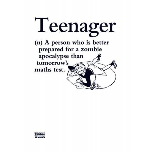 Urban Words Card Collection - Teenager