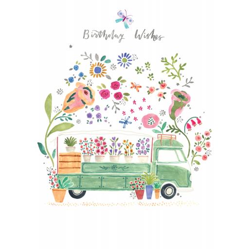 Marie Curie Happy Days Card Collection - Flower Truck