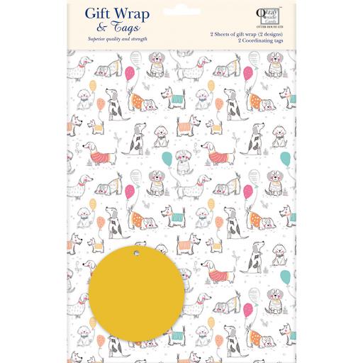 Gift Wrap &amp; Tags - Dogs