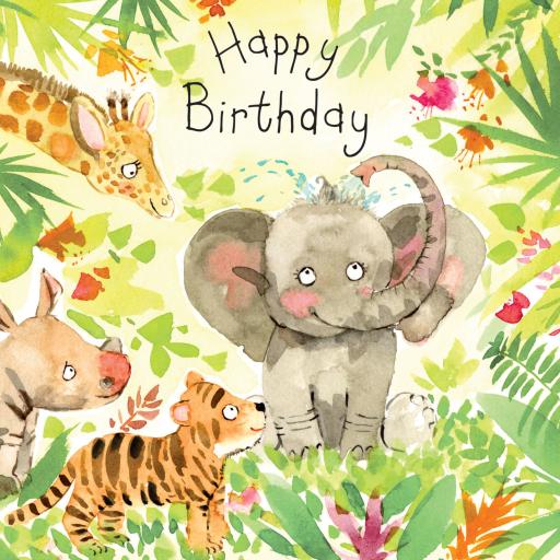 Fizzle Pop Card Collection - Happy Birthday Elephant