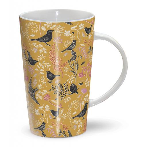 Latte Mug - Birds