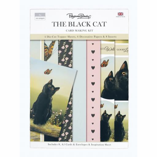 Card Making Kit - The Black Cat
