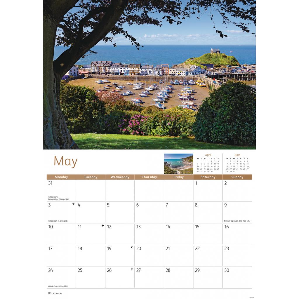 North Devon 2020 A4 Calendar