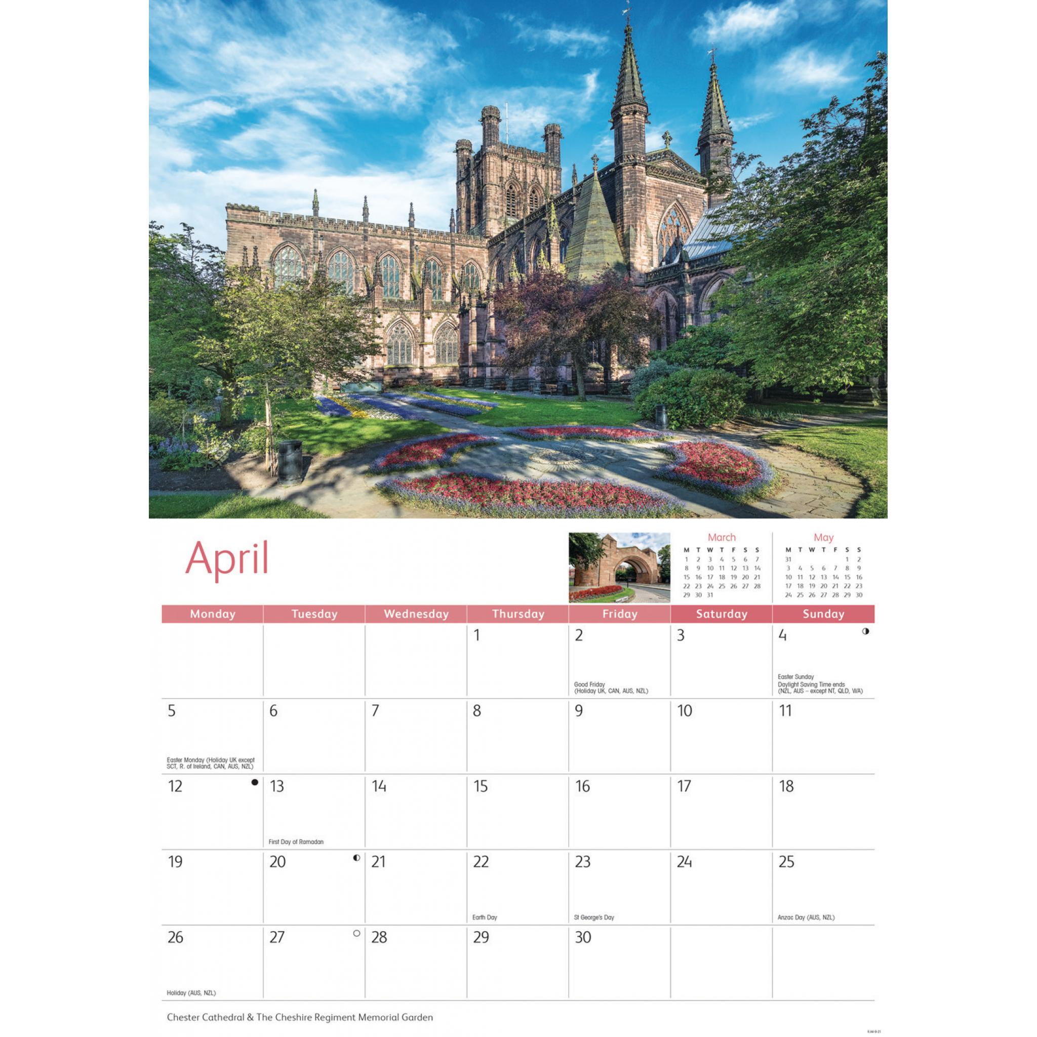 Chester 2020 A4 Calendar