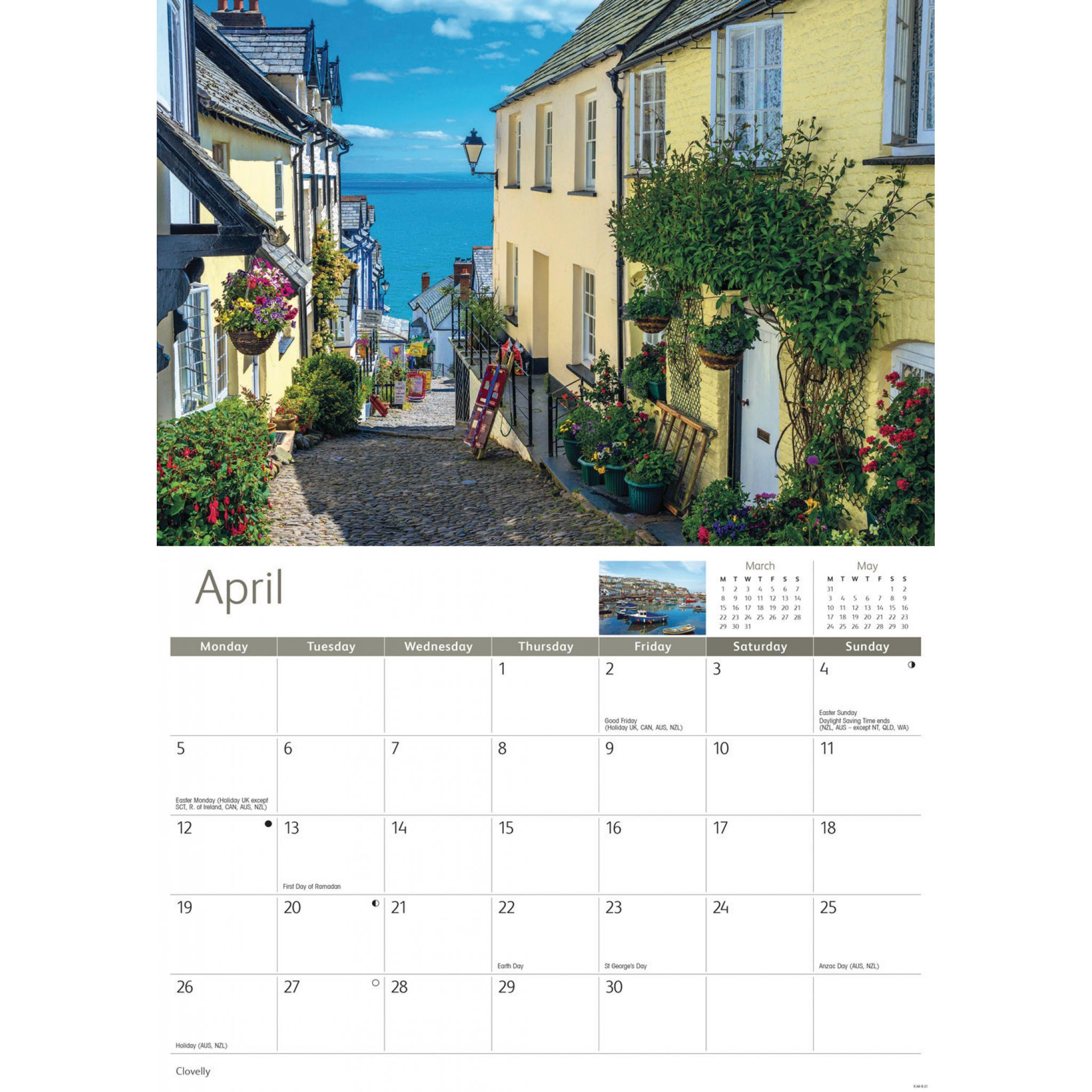 Devon 2020 A4 Calendar