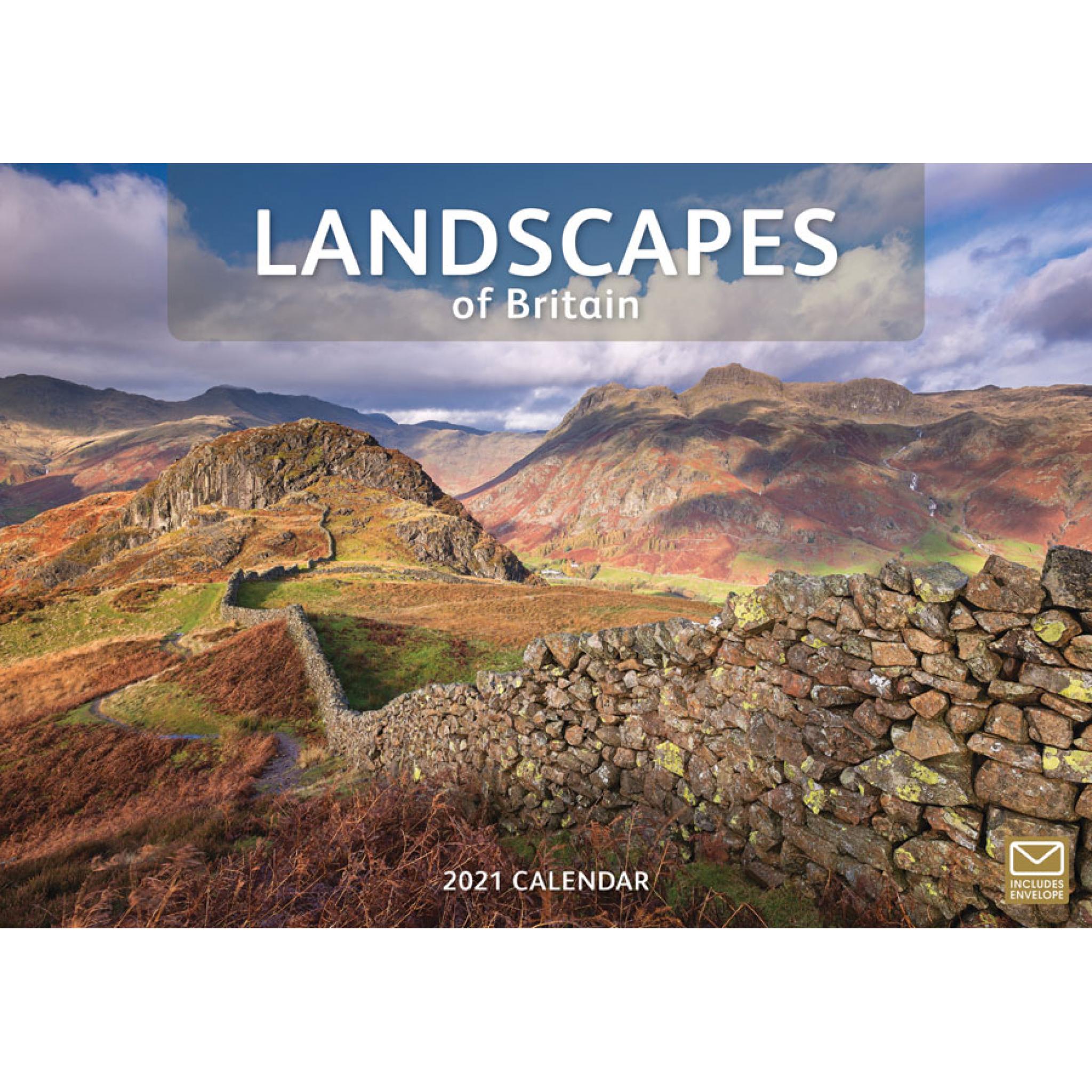 Landscapes of Britain 2020 A4 Calendar