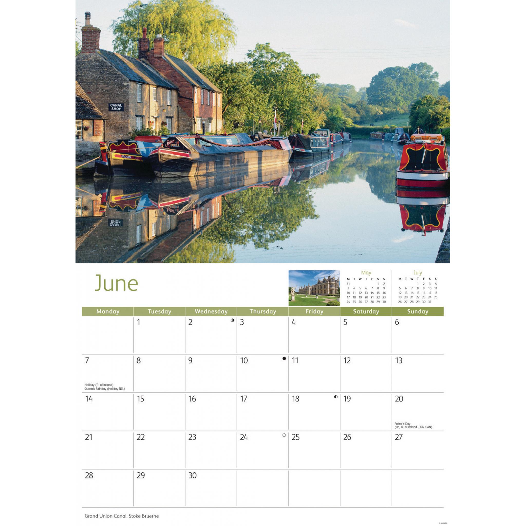 Northamptonshire 2020 A4 Calendar