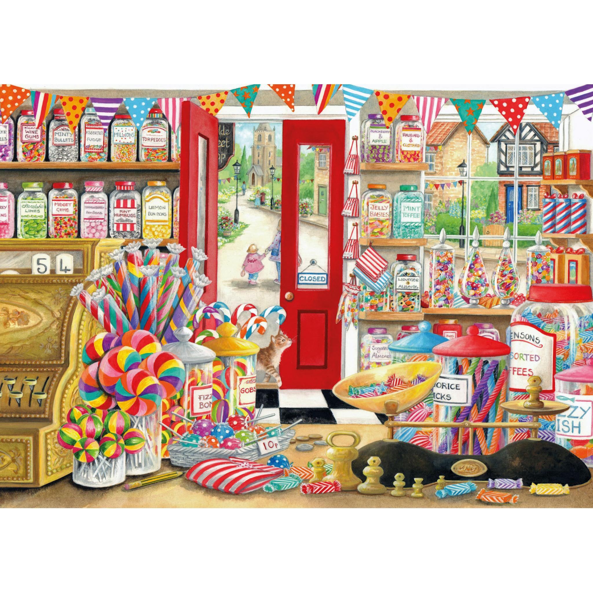 Rectangular Jigsaw Ye Olde Sweet Shop