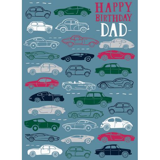 Family Circle Card - Cars (Dad)