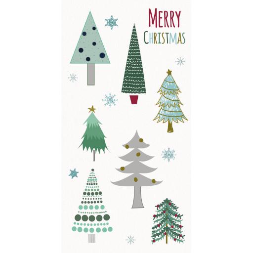 Christmas Card (Single) - Money Wallet - Trees