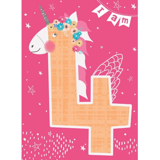 Rainbow Pops Card Collection - Unicorn (Age 4)