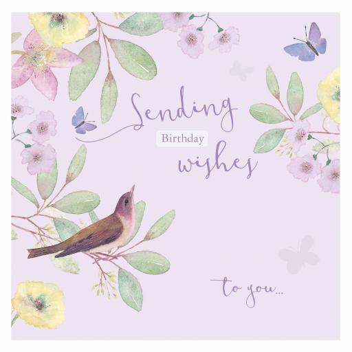Say It With Flowers - Bird Floral