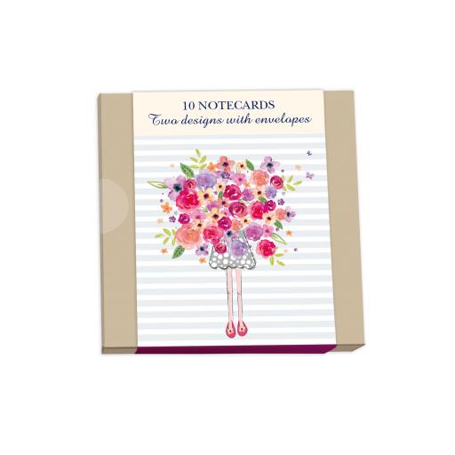 Notecard Wallets (10 Cards) - Pretty Flowers