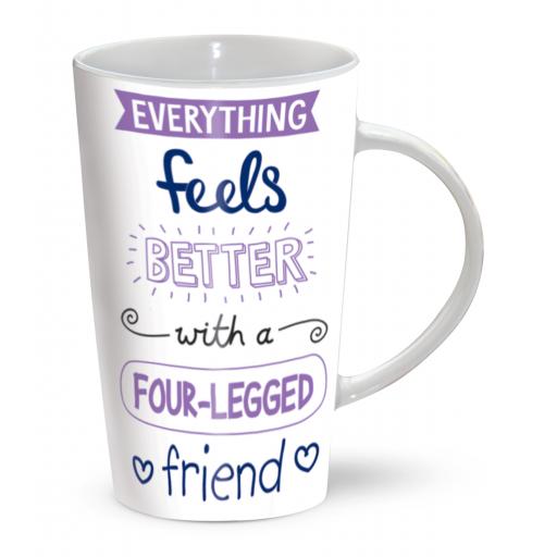 Latte Mug - Four-Legged Friend