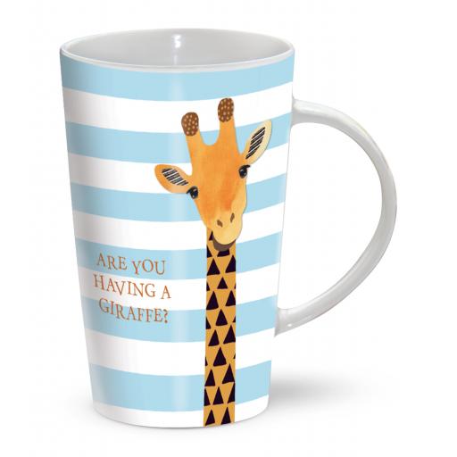 Latte Mug - Having A Giraffe!