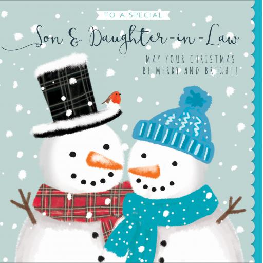 Christmas Card (Single) - Son & Daughter-In-Law